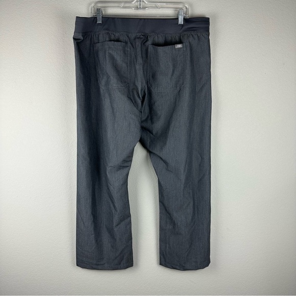 Figs Graphite Gray Livingston Basic Scrub Nurse Medical Pants Size XL Petite - Picture 2 of 6